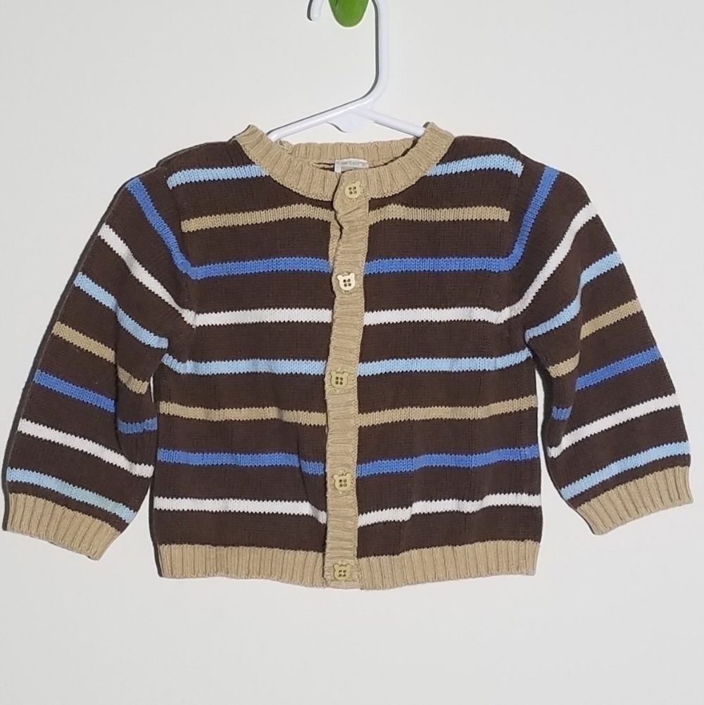 Carter's Knit Bear Cardigan Sweater 12m